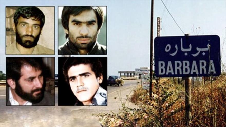 Cuatro diplomáticos iraníes secuestrados en 1982 cuando estaban de misión en Beirut, capital de El Líbano. 
