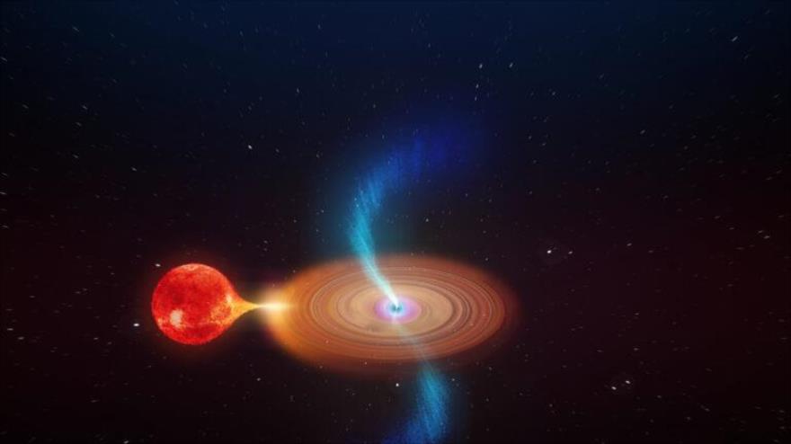 Descubierta la estrella con el período orbital más corto alrededor de un agujero negro.