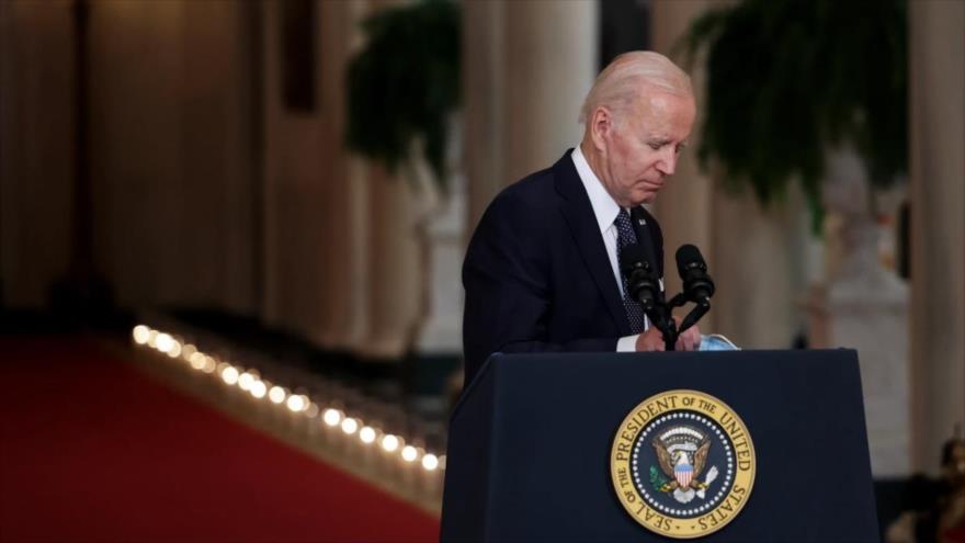 El presidente de EE.UU., Joe Biden, ofrece un discurso sobre tiroteos masivos y control de armas en Washington, 2 de junio de 2022. (Foto: Getty Images)