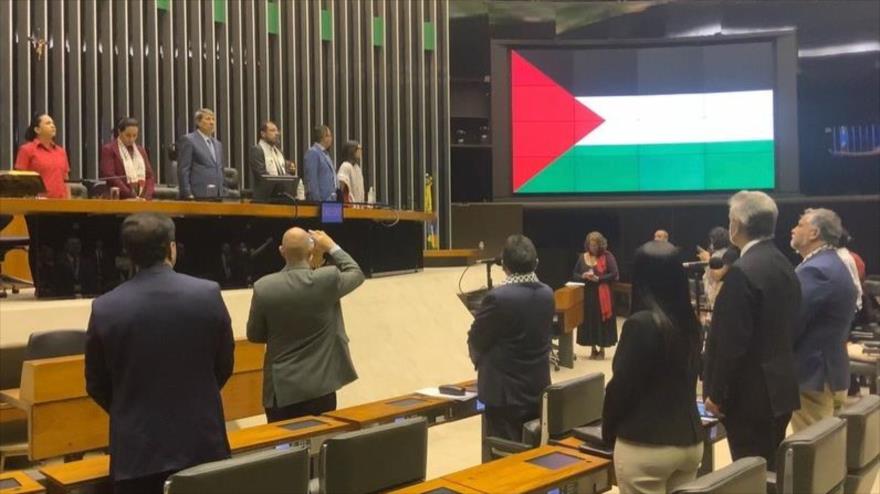 El Congreso de Brasil celebra una sesión especial por Palestina para expresar su solidaridad con el pueblo palestino.