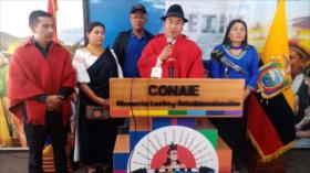 Conaie ve “absurdas” acusaciones de Lasso contra indígenas