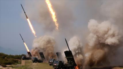 Corea del Norte efectúa disparos desde lanzacohetes múltiples