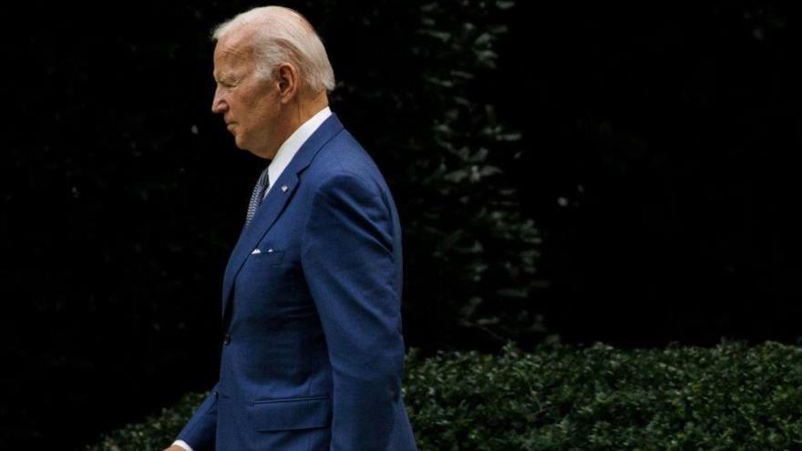 El presidente de EE.UU., Joe Biden, en la Casa Blanca, en Washington, 8 de julio de 2022. (Foto: AFP)