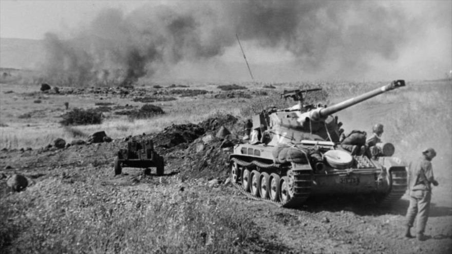 Las fuerzas israelíes en el desierto del Sinaí durante la Guerra de los Seis Días, junio de 1967. (Foto: Getty Images)