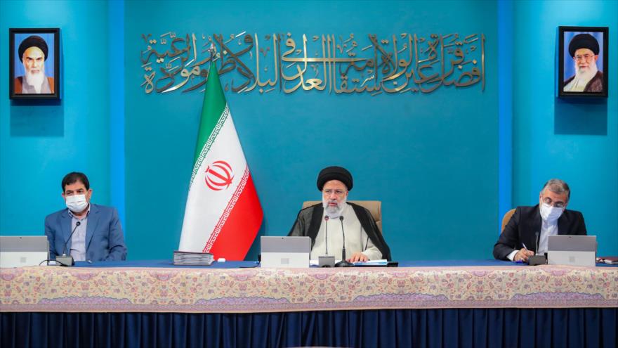 El presidente de Irán, Seyed Ebrahim Raisi, en una reunión con su Gabinete, 13 de julio de 2022. (Foto: President.ir)
