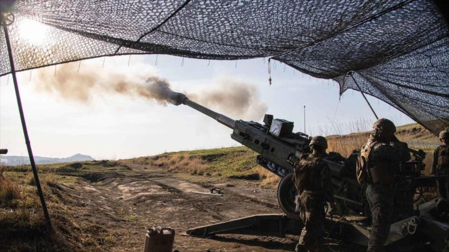 Fuerzas de Rusia destruyen obuses M777 estadounidenses en Járkov | HISPANTV