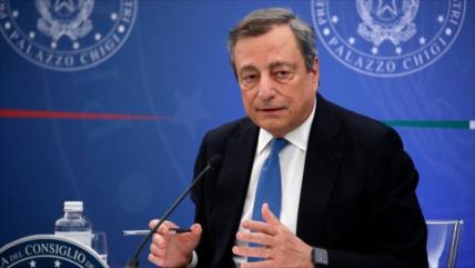Presidente italiano rechaza dimisión de premier Mario Draghi 