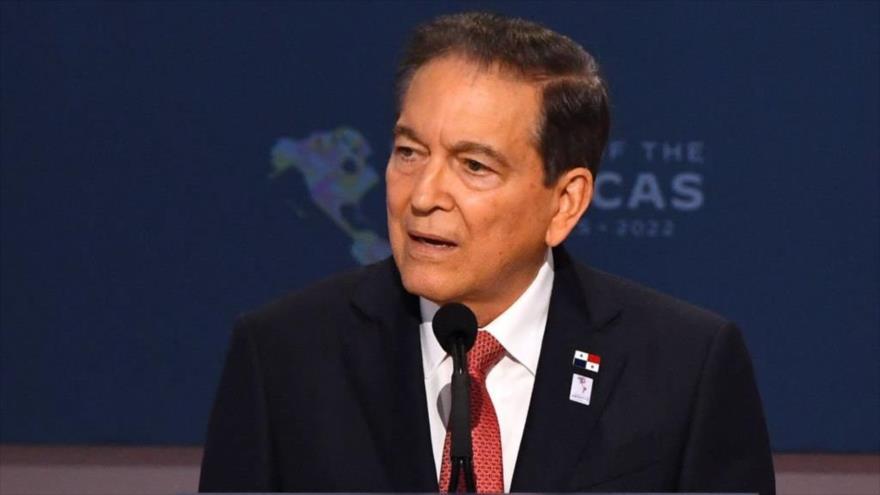 Presidente de Panamá, Laurentino Cortizo, en la Cumbre de las Américas en Los Ángeles, California, EE.UU., 9 de junio de 2022. (Foto: AFP)