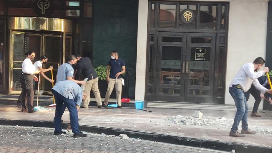 El sismo de magnitud 6.0 en Ecuador generó leves daños en el hotel Oro Verde de Guayaquil en la provincia de Guayas.