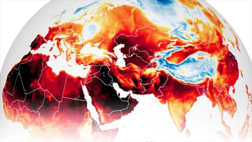 El mapa de la NASA que muestra el récord de calor este verano en todo el mundo.