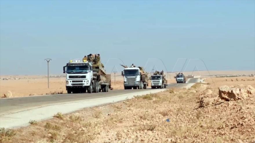 Siria envía militares a la frontera con Turquía, 18 de julio de 2022. (Foto: SANA)
