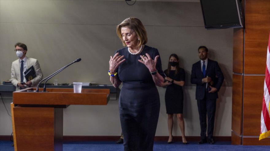 Presidenta de la Cámara de Representantes de los Estados Unidos, Nancy Pelosi, en Washington, EE.UU., 14 de julio de 2022. (Foto: Reuters)
