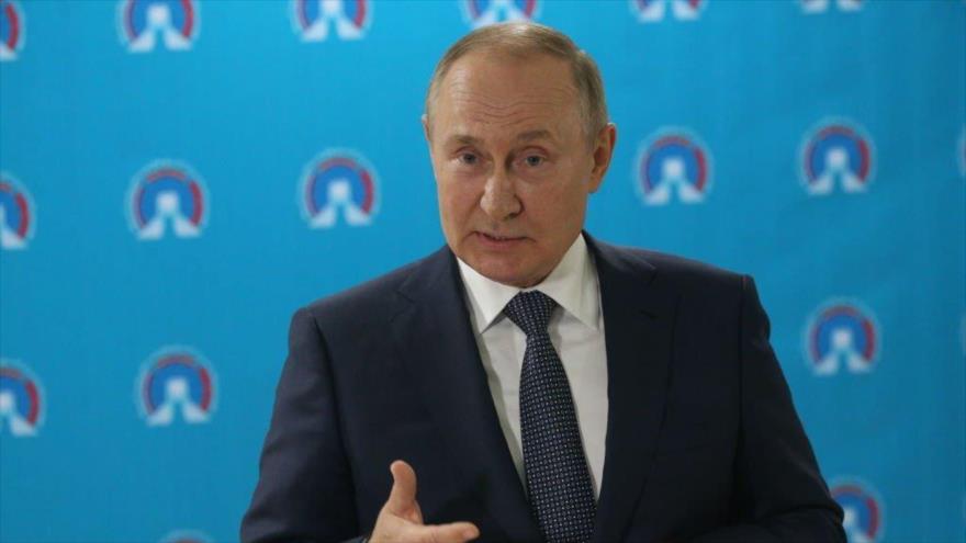 El presidente de Rusia, Vladimir Putin, ofrece una rueda de prensa en Teherán, Irán, 19 de julio de 2022. (Foto: Getty Images)