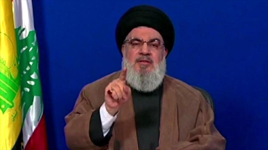 Secretario general del Movimiento de Resistencia Islámica de El Líbano (Hezbolá), Seyed Hasan Nasralá.