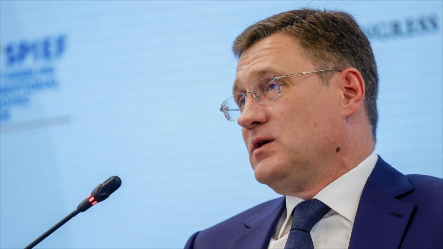 Vice primer ministro ruso, Alexánder Nóvak, en un foro en San Petersburgo, 17 de junio de 2022. (Foto: Getty Images)