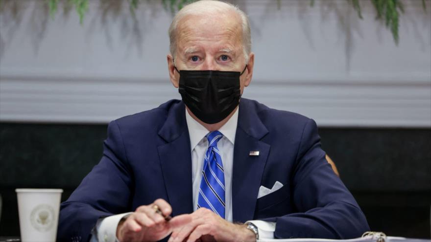 Presidente de EE.UU., Joe Biden, en la Casa Blanca.