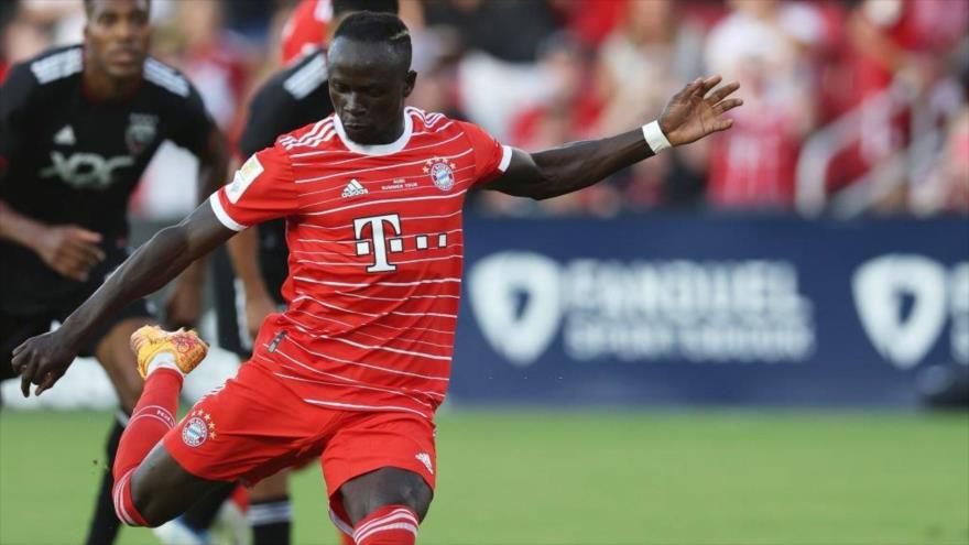 El jugador senegalés Sadio Mané en un partido entre Bayern Múnich y DC United en Washington, 20 de julio de 2022. (Foto: Getty Images)