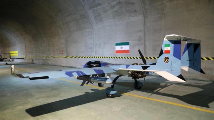 Una de las bases subterráneas de drones del Ejército de Irán, ubicada en un lugar desconocido.