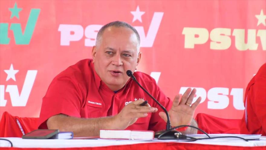 El vicepresidente del Partido Socialista Unido de Venezuela (PSUV), Diosdado Cabello.