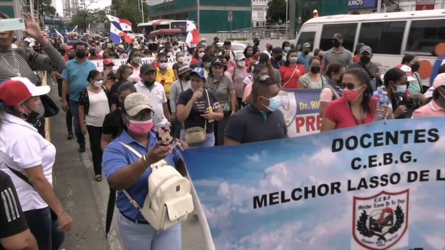Huelga de profesores y maestros alcanza su cuarta semana en Panamá | HISPANTV