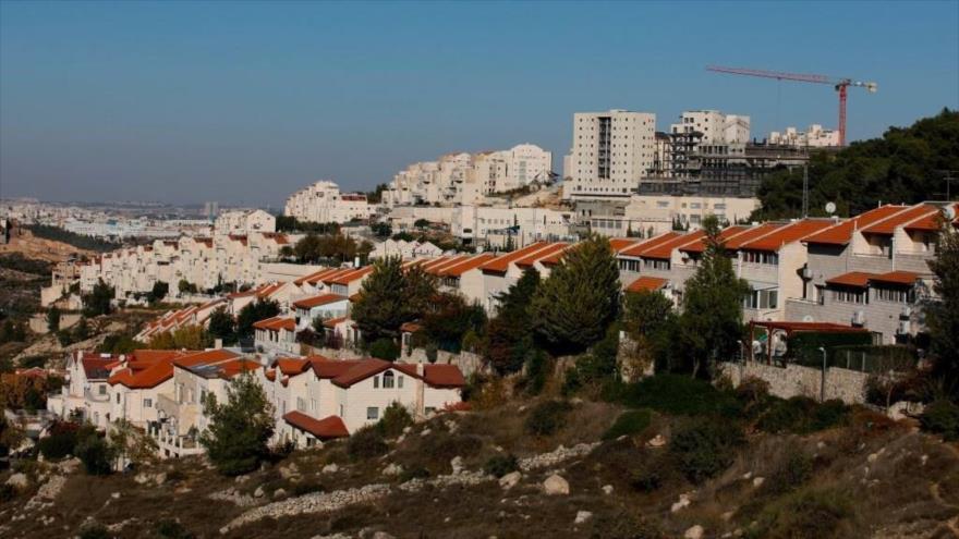 Vista general del asentamiento israelí de Efrat cerca de la ciudad palestina de Beit Lahm (Belén), en la ocupada Cisjordania. (Foto: Getty Images)