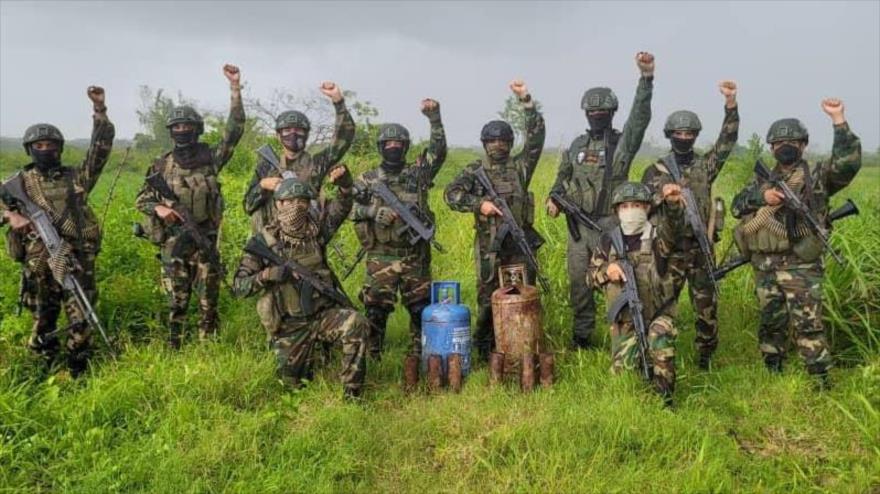 Fuerzas Armadas de Venezuela detectan y desactivan ocho artefactos explosivos en la zona fronteriza con Colombia, 28 de julio de 2022.