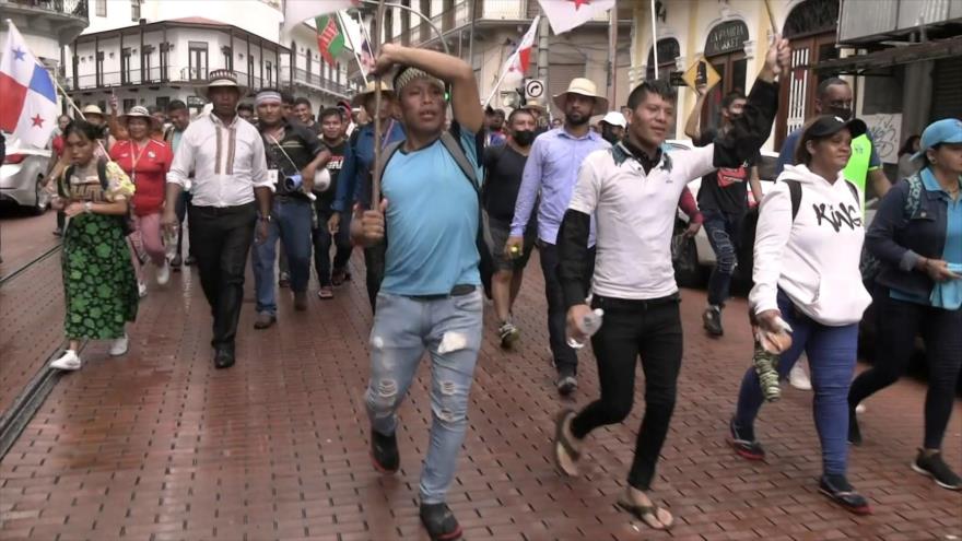 Denuncian violencia policial durante las manifestaciones en Panamá