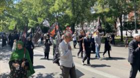 Vídeo: Decenas de musulmanes conmemoran el día de Tasua en Madrid