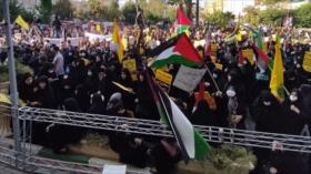 Miles de manifestantes iraníes condenan agresiones israelíes a Gaza