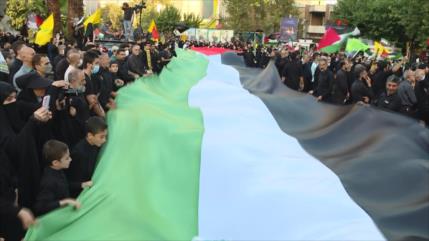 Los iraníes expresan su apoyo a los palestinos de Gaza