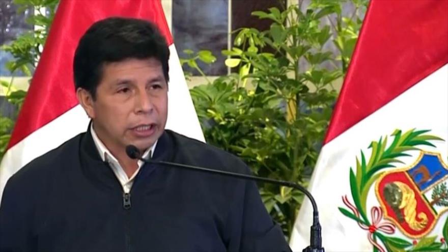 Golpe a Constitución: Castillo afea allanamiento a Casa de Pizarro