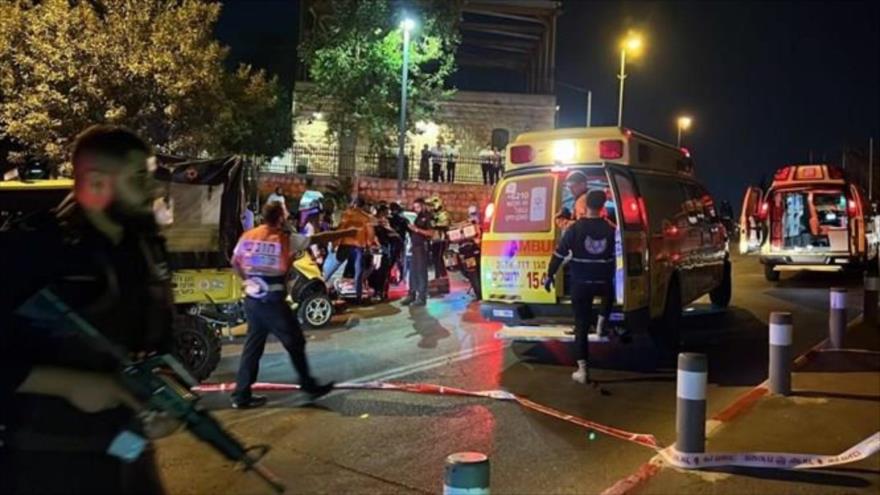 9 colonos israelíes resultan heridos en tiroteos en Al-Quds