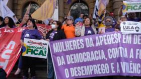 León: Bolsonaro es un misógino que no vela por derechos de mujeres