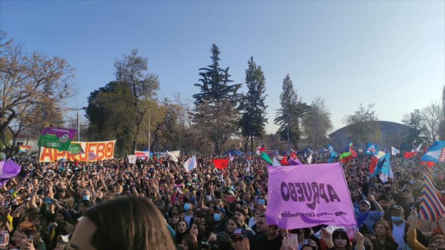 Toma fuerza en Chile “Apruebazo” de cara a referendo constitucional