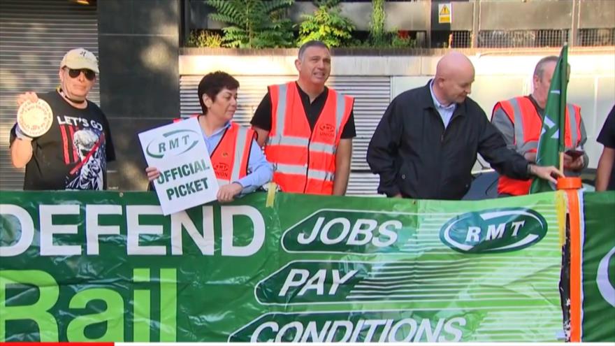 Huelgas contra inflación paralizan Londres por el tercer día