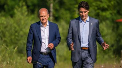 Scholz, asustado por divorcio de Trudeau, hace viaje exprés a Canadá