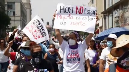 Mujeres mexicanas denuncian grave aumento de feminicidios en el país