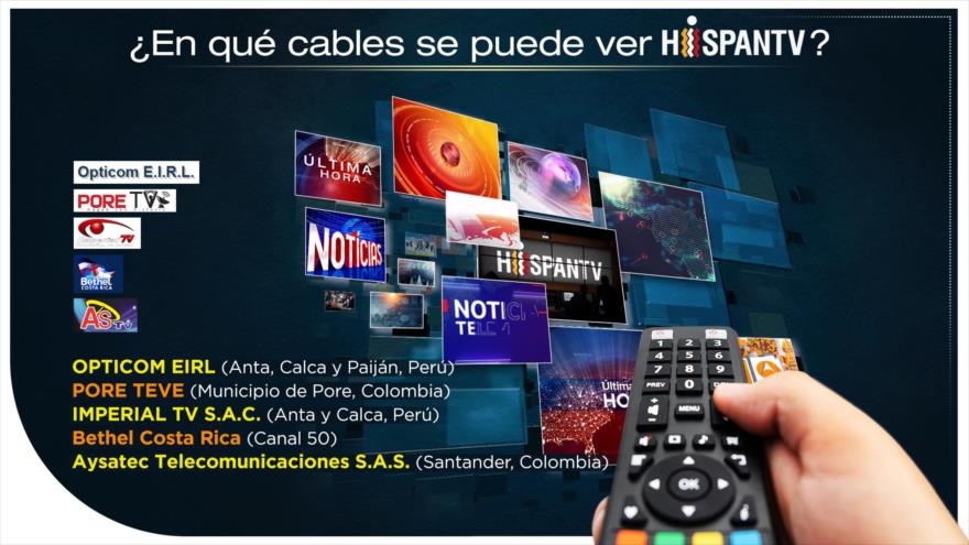 ¿En qué cables se puede ver HispanTV?, aquí la lista | HISPANTV