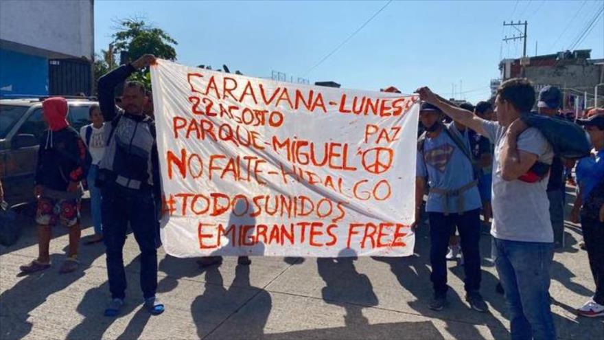 Caravana con 500 migrantes sale desde sur de México rumbo a EEUU