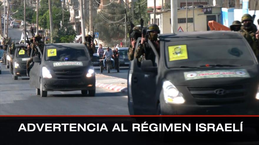 Gaza realiza marcha militar en honor a los mártires en Palestina - Noticiero 12:30