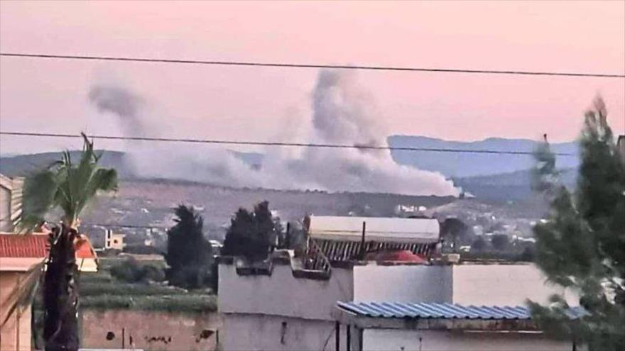 Un ataque llevado a cabo cerca la ciudad de Masyaf, Siria, 25 de agosto de 2022.