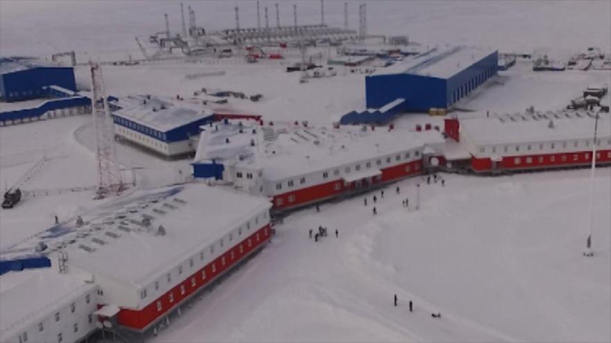 Base militar rusa “Trébol del Norte”, en la isla de Kotelni en el Ártico.