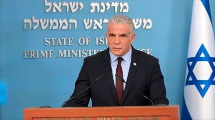 Lapid: Israel tocará todos resortes para impedir acuerdo con Irán