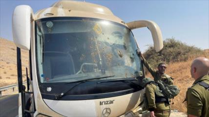 Tiroteo contra autobús deja soldados israelíes heridos en Cisjordania