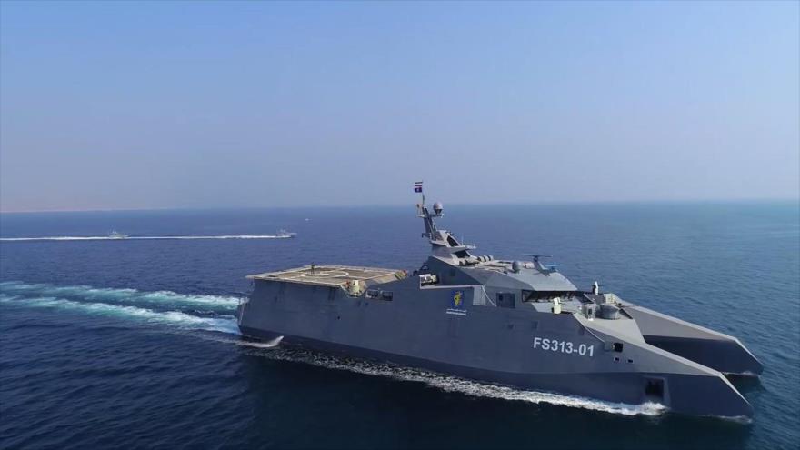 El navío portahelicópteros ‘Mártir Soleimani’, de fabricación iraní, se incorpora a la Fuerza Naval del Cuerpo de Guardianes de Irán.