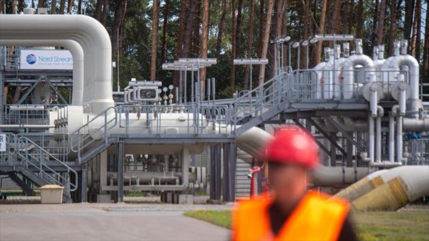 Instalaciones de una estación receptora de gas del gasoducto Nord Stream en Lumbin, Alemania, 30 de agosto de 2022. (Foto: Getty Images)