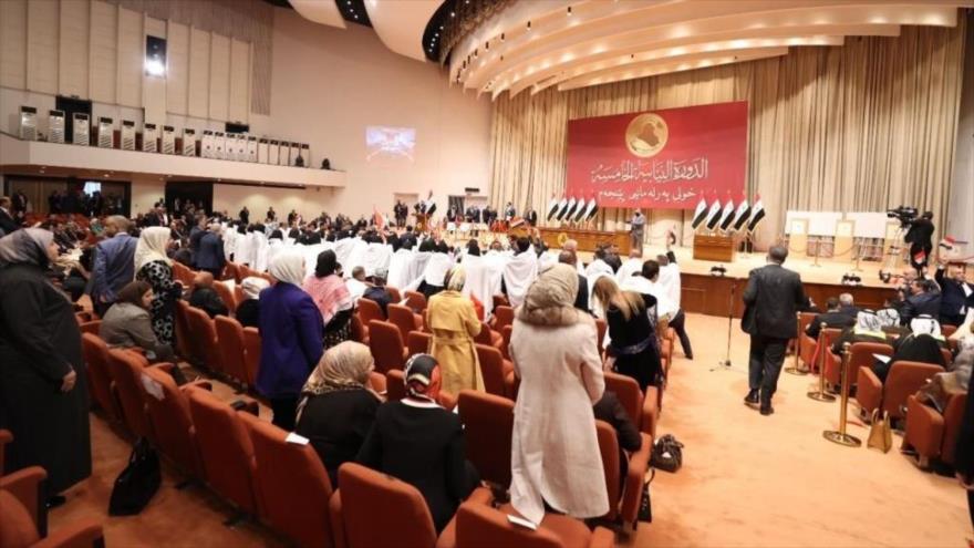 Una sesión plenaria del Parlamento de Irak celebrada en Bagdad, Irak, 9 de enero de 2022. (Foto: Getty Images)