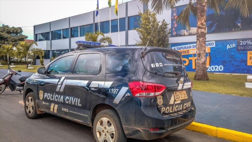 Estación de Policía Civil de la ciudad de Tapurah, en el estado de Mato Grosso, 7 de diciembre de 2020. (Foto: Getty Images)