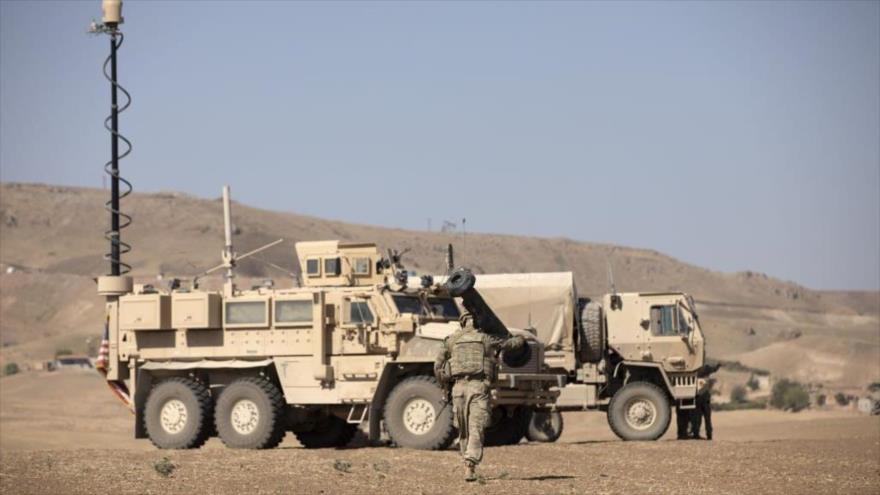 Las fuerzas estadounidenses en la provincia siria de Al-Hasaka, en el noreste, 7 de septiembre de 2022. (Foto: Getty Imagen)