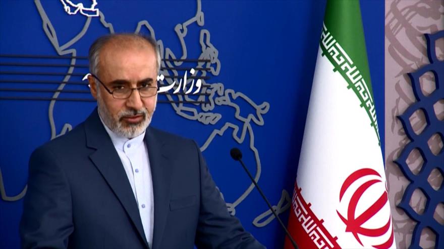 El portavoz de la Cancillería de Irán, Naser Kanani.